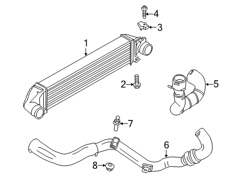 2014 Ford Escape Intercooler, Cooling Diagram 2 - Thumbnail