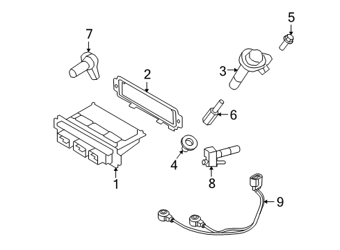 2007 Lincoln MKX Ignition System Diagram