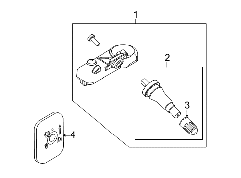 2012 Ford E-150 Tire Pressure Monitoring Diagram