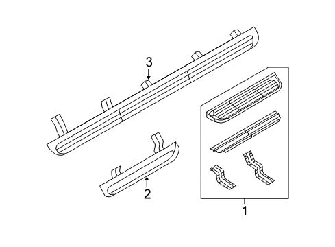 2011 Ford E-250 Running Board Diagram