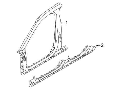 2021 Ford Mustang Mach-E Aperture Panel Diagram