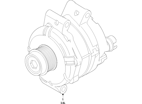 2021 Ford F-150 Alternator Diagram 2 - Thumbnail