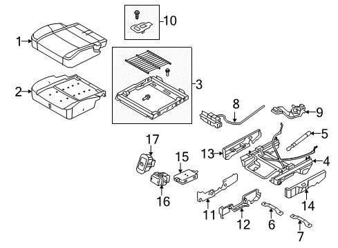 2016 Lincoln MKT Power Seats Diagram 5 - Thumbnail