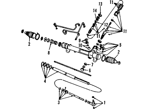 1985 Lincoln Continental Pump Assy - Power Steering Diagram for FOAZ-3A674-BBRM