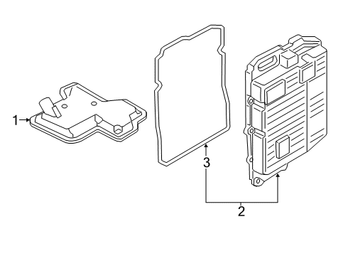 2019 Ford Edge Transaxle Parts Diagram