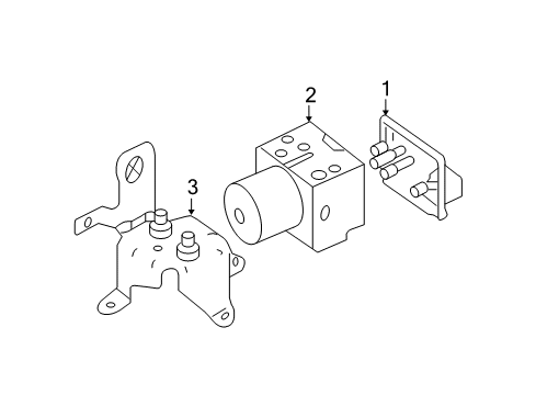 2008 Ford F-350 Super Duty ABS Components, Electrical Diagram