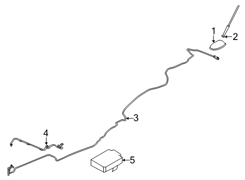 2014 Ford Explorer Antenna & Radio Diagram