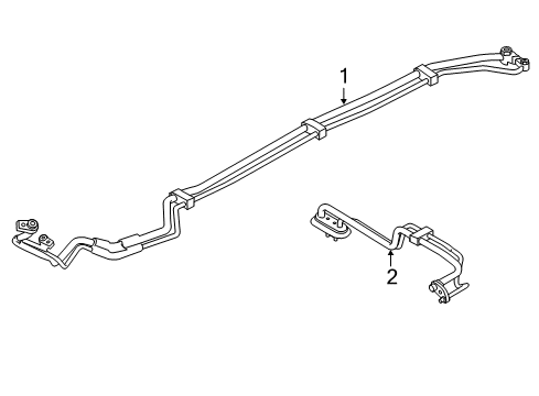 2016 Ford Transit Connect Rear A/C Lines Diagram