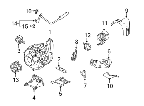 2019 Ford F-350 Super Duty Turbocharger Diagram