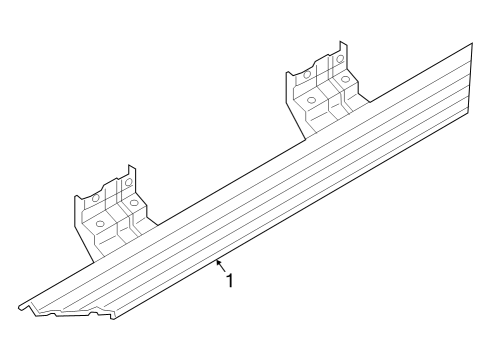 2023 Ford E-Transit Running Board Diagram