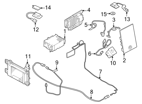 2023 Ford Expedition UNIT - CENTRAL PROCESSING Diagram for NU5Z-14G371-CE