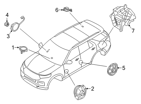 2022 Ford Explorer Sound System Diagram 4 - Thumbnail