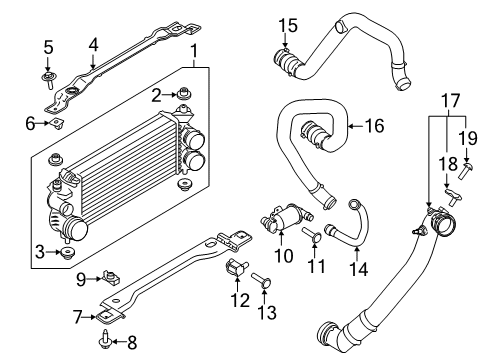 2020 Ford F-150 Intercooler, Cooling Diagram 3 - Thumbnail