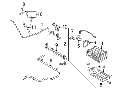 2012 Ford E-150 Emission Components Diagram