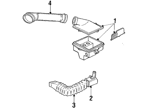 1987 Ford Tempo Air Inlet Diagram