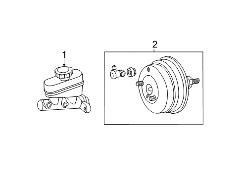 2011 Ford Ranger Hydraulic System, Brakes Diagram 2 - Thumbnail