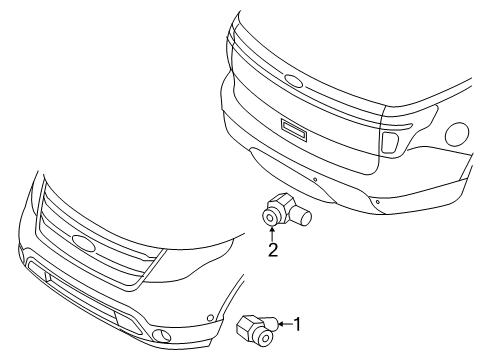 2018 Ford Explorer Electrical Components Diagram 1 - Thumbnail