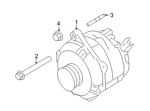 2018 Ford Edge Alternator Diagram 4 - Thumbnail