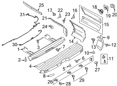 2017 Ford Transit-150 Parking Aid Diagram 4 - Thumbnail