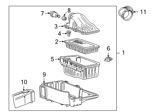 2001 Ford Excursion Filters Diagram 3 - Thumbnail