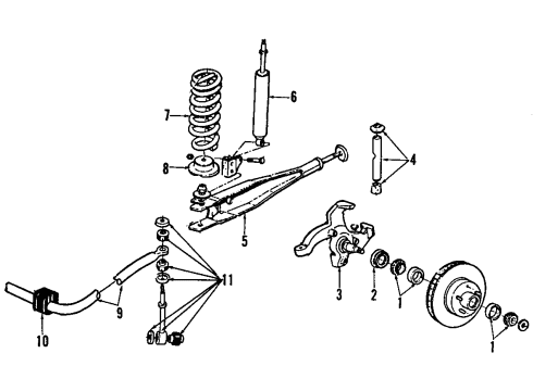 1986 Ford E-350 Econoline Differential - Rear Diagram 1 - Thumbnail