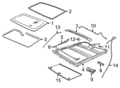 2004 Lincoln Navigator Sunroof Diagram