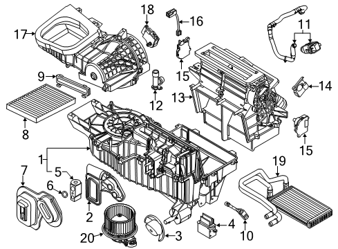 2013 Ford Police Interceptor Utility Air Conditioner Diagram 2 - Thumbnail