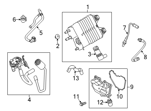 2013 Ford Fiesta Emission Components Diagram