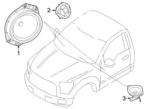 2023 Ford F-250 Super Duty Sound System Diagram 4 - Thumbnail