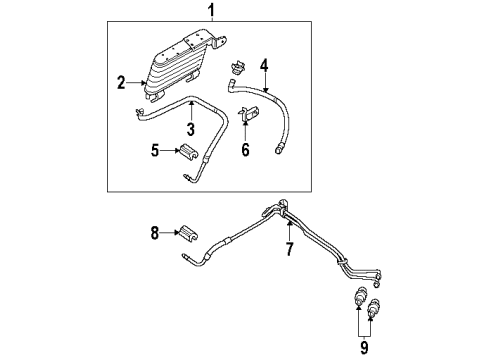 2008 Ford Explorer Oil Cooler Diagram 3 - Thumbnail