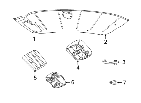 2006 Ford Crown Victoria Bulbs Diagram 3 - Thumbnail