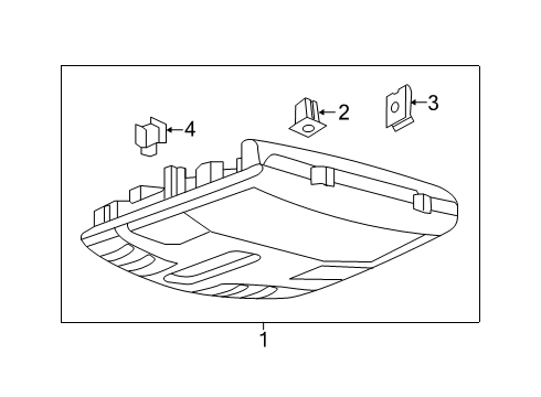 2019 Lincoln Nautilus Overhead Console Diagram