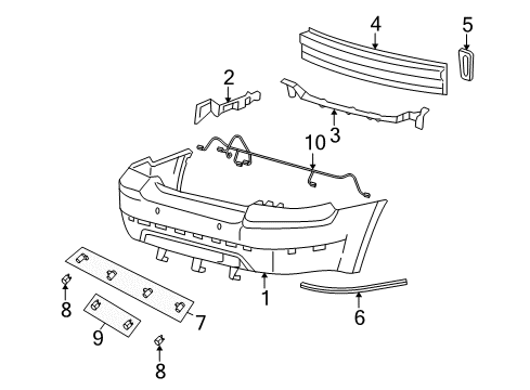 2006 Mercury Montego Parking Aid Diagram 2 - Thumbnail