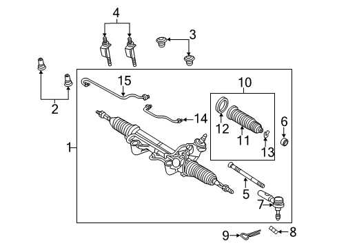 2008 Ford Ranger Nut Diagram for -N800895-S52