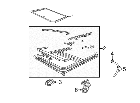 2003 Lincoln Aviator Moonroof Diagram