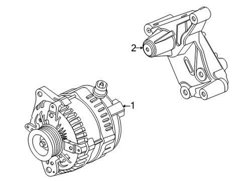 2024 Ford E-350 Super Duty Alternator Diagram