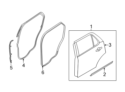 2014 Ford Explorer Rear Door Diagram