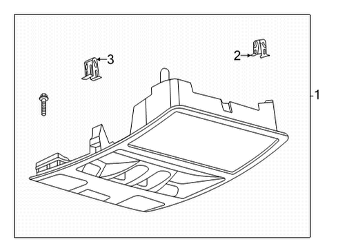 2021 Ford Escape Overhead Console Diagram