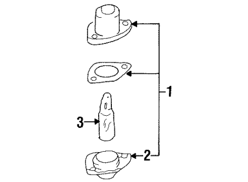 1999 Ford Escort License Lamps Diagram 1 - Thumbnail