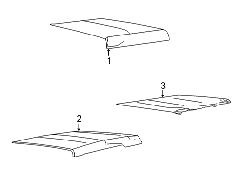 2022 Ford Bronco SOFT TOP ASY Diagram for VM2DZ-78501C25-B