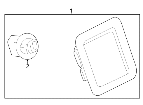 2023 Ford F-150 Lightning License Lamps Diagram