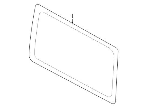 2022 Ford Bronco Glass & Hardware - Quarter Panel Diagram 3 - Thumbnail