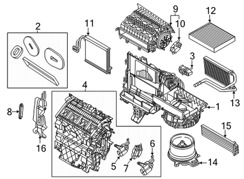 2023 Ford Maverick PUMP ASY Diagram for MX6Z-18D473-B