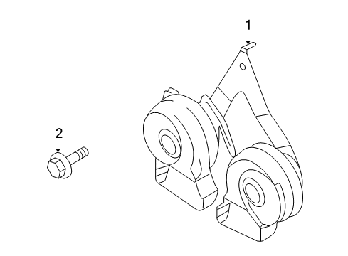 2010 Ford E-150 Horn Diagram