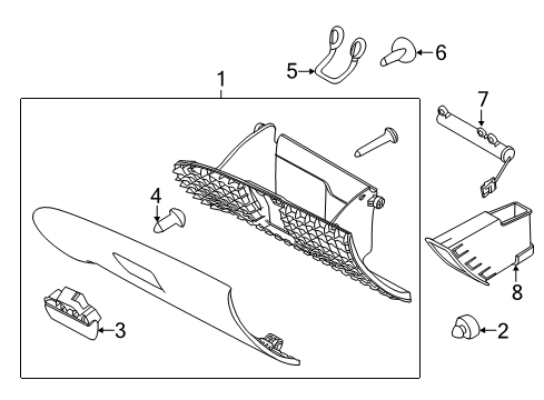 2012 Ford Fusion Glove Box Diagram 2 - Thumbnail