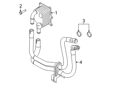 2018 Ford Police Interceptor Sedan Oil Cooler Diagram