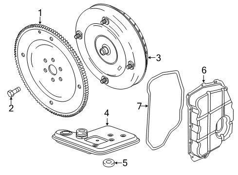 2013 Ford Explorer Converter Assembly Diagram for DA8Z-7902-G