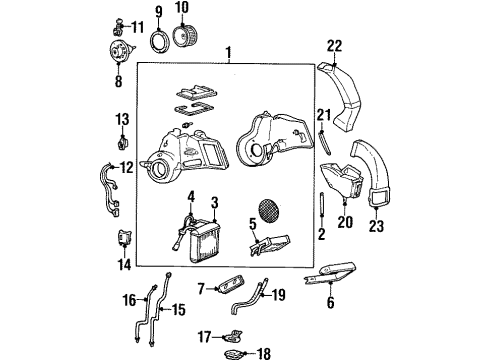 2001 Ford Windstar Kit - Electrical Parts Diagram for 1F2Z-19949-AA