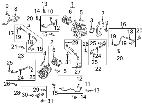 2018 Ford F-150 Bolt Diagram for -W719737-S900