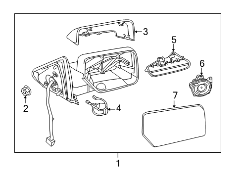 2017 Ford Expedition Outside Mirrors Diagram